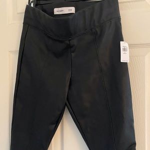 OLD NAVY STEVIE FAUX LEATHER LEGGINGS PETITE SMALL